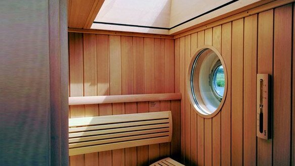 Sauna Urlauberschiff Prerow